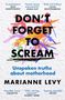 Marianne Levy: Don't Forget to Scream, Buch