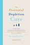 "The Postnatal Depletion Cure" von Dr. Oscar Serrallach. Drei stilisierte Figuren: ein Baby, ein Kind und ein Erwachsener.
