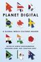"Planet Digital: A Global Media Cultures Reader" steht oben. Darunter Flaggen als Mauspfeile, 12 verschiedene Länder., Buch