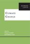 Großer Text: "Climate Change". Herausgeber: Chiara Cordelli und Melissa Lane. Grüner Hintergrund., Buch