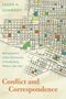 Text: "Jason H. Dormady, Conflict and Correspondence, Belonging and Urban Community in Guadalajara, Mexico, 1939–1947." 

Illustration: Stadtplan mit farbigen Quadraten., Buch