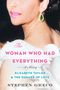 "The Woman Who Had Everything: A Novel of Elizabeth Taylor & The Summer of Love" von Stephen Greco. Gesicht mit Ohrring., Buch