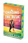 Text: "CHASING THE RUSH: DELUXE LIMITED EDITION by Lauren Rowe. Cover to be revealed soon!" Logo: Offenes Buch mit "k".