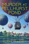 „Murder at Pellhurst Pond“, Clara McKenna. Ballons über einem See, britische Häuser im Hintergrund., Buch