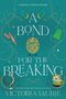 „A Magical Trinket Mystery: A Bond for the Breaking“ von Victoria Laurie. Illustrationen: Zauberstab, Ei, Fingerhut, Tasse.