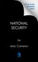 "Cover to be revealed soon!" steht oben rechts. "NATIONAL SECURITY by Marc Cameron" in der Mitte, darunter ein blaues Logo., Buch