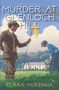 „Murder at Glenloach Hill“ und „Clara McKenna“. Illustration eines Mannes und einer Frau auf einem Golfplatz mit Herrenhaus.