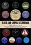 "Blues and Gospel Recordings 1890-1943, Fifth Edition," steht auf einem Banner. Elf stilisierte Plattenlabels sind zu sehen.
