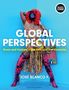"Global Perspectives: Dress and Fashion in the 20th and 21st Centuries. José Blanco F. Person in bunter Kleidung vor blauem Hintergrund.", Buch
