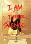 Texte: "I AM THEIR SILENCE", "Barcelona Murder Mystery", "Jordi Lafebre".  
Illustration: Person im Badezimmerspiegel, Zigarette im Mund., Buch