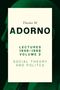 Theodor W. Adorno (1903-1969): Lectures 1949-1968, Volume 2, Buch