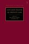 Text oben: "HART STUDIES IN PRIVATE LAW". Großes zentrales Feld: "LIFE AND DEATH IN PRIVATE LAW". Darunter Editorennamen. Elegantes Design., Buch
