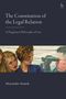 "The Constitution of the Legal Relation. A Pragmatist Philosophy of Law. Alexander Somek." Illustration: Drei Personen, eine mit Fernglas., Buch