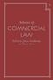 "Scholars of Commercial Law" auf rotem Hintergrund, bearbeitet von James Goudkamp und Donal Nolan. Rechteckige, weiße Rahmenlinien., Buch