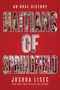 „AN ORAL HISTORY HAITIANS OF SPRINGFIELD JOSHUA LISEC“, roter Hintergrund, Fotocollage in den Buchstaben., Buch