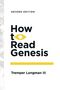 „SECOND EDITION. How to Read Genesis. Tremper Longman III.“ Schwarze Schrift, gelbes Auge, linker Rand mit Zeichnung., Buch