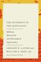 Text: "The Authority of the Septuagint: Biblical, Historical, and Theological Approaches." Gelb-orange Hintergrund mit antiken Schriftzeichen., Buch