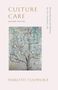 "CULTURE CARE", "SECOND EDITION", "MAKOTO FUJIMURA". Baumgemälde mit blühenden Ästen auf blassem Hintergrund., Buch