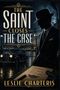Ein Mann im Anzug und Hut steht neben einem Auto vor Big Ben. Text: "The Saint Closes The Case" und "Leslie Charteris"., Buch