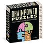 "Brainpower Puzzles: A Year of Games to Sharpen Your Mental Fitness" steht auf einem Kalender. Bild von Kopf-Puzzles.