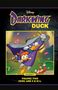 Text: Disney Darkwing Duck, Dynamite, Volume Two, Cowl and F.O.W.L. 
Illustration: Eine Ente in Kostüm, fliegend mit einem Seil., Buch