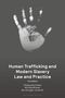 „Human Trafficking and Modern Slavery Law and Practice“, Handabdruck mit Barcode, Namen der Autoren., Buch