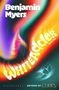"Whiteadder", "Benjamin Myers", "Wolfspider", "Bloomsbury", "Author of Cuddy". Buntes abstraktes Design mit Gesicht und Lichtspiel., Buch