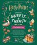 "From the films of Harry Potter. Official Sweets & Treats Cookbook. Illustration mit Süßigkeiten und magischen Elementen."