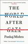 Texte: „Courageous... Naomi Klein“, „The World After Gaza“, „Pankaj Mishra“, „Brilliant… William Dalrymple“. Rote und blaue Linien durch Text., Buch