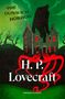 "The Dunwich Horror" und "H. P. Lovecraft" stehen vor grüner Szenerie. Ein großes, dunkles Wesen ragt hinter einem Haus hervor., Buch