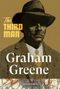 "The Third Man", "Graham Greene". Illustration eines Mannes mit Hut und Anzug, unten eine Karte., Buch