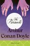 "The Parasite", Arthur Conan Doyle, VINTAGE CLASSICS. Zwei Hände mit langen, schwarzen Nägeln auf lilafarbenem Hintergrund., Buch