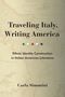 „Traveling Italy, Writing America. Ethnic Identity Construction in Italian American Literature.“ Carla Simonini. Subtile Hintergrundkarte.