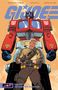 Oben "G.I. JOE", darunter ein großer Roboter und ein Mann mit Waffe. Unten "Volume 4: The Hunt for Energon"., Buch