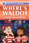 "Early Readers", "Where’s Waldo? Santa’s Sleigh Ride", Illustration mit Waldo und einem Mädchen vor einem Schlitten mit Rentieren.
