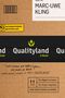 Oben steht: "SHIP TO: MARC-UWE KLING." In der Mitte "Qualityland A Novel." Unten ein Zitat von Mike Judge.