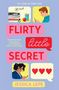 "FLIRTY little SECRET" von Jessica Lepe. Zwei Personen schauen auf ihre Handys, mit Herzen im Hintergrund.
