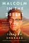 „MALCOLM IN THE DESERT“, „Wisdom From the Spiritual Transformation of a Civil Rights Icon“, „ILYASAH SHABAZZ“.  Porträt von Mann mit Brille., Buch