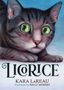 Das Cover eines Buches mit dem Titel "Licorice", geschrieben von Kara LaReau und illustriert von Kelly Murphy. Eine große Katze.