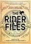 „The Rider Files“ in großer Schrift. Goldene, verziert mit Wolken und einem kleinen schwarzen Drachen., Buch