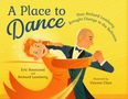 "A Place to Dance" ist eine lebendige Illustration zweier Tänzer im Ballsaal, gestaltet von Vincent Chen., Buch