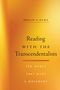 „PHILIP F. GURA“: Titel „Reading with the Transcendentalists“. Untertitel „Ten Works That Made a Movement“. Hintergrund orange.