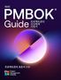 „PMBOK Guide“, „8. Ausgabe“, „Projektmanagement Wissensleitfaden“, „Project Management Institute“. Runde, bunte Grafik., Buch
