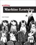 "grokking Machine Learning", Luis G. Serrano. Illustration mit zeichentrickartigen Tieren in einem Publikum.