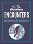 "The Backwoodsman Encounters: Bigfoot, the Paranormal & the Mysterious." Illustration eines Bigfoot zwischen Bäumen.