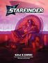 Text: "Starfinder Second Edition", "GM Core", Autorenliste unten. Illustration eines thronenden Charakters in futuristischer Umgebung.