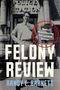 "Tales of True Crime and Corruption in Chicago" steht in einem roten Kreis. Ein Mann in Anzug steht vor einer Polizeistation., Buch