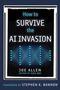 "How to Survive the AI Invasion", von Joe Allen. Vorwort von Stephen K. Bannon. Illustration eines neuronalen Netzes., Buch