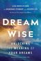 „DREAM WISE: Unlocking the Meaning of Your Dreams“. Bunte Himmel-Illustration mit Sternen., Buch