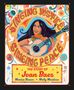 „Singing Justice, Singing Peace“ steht oben, „The Story of Joan Baez“ unten. Buntes Bild mit Frau, Gitarre und Tauben., Buch